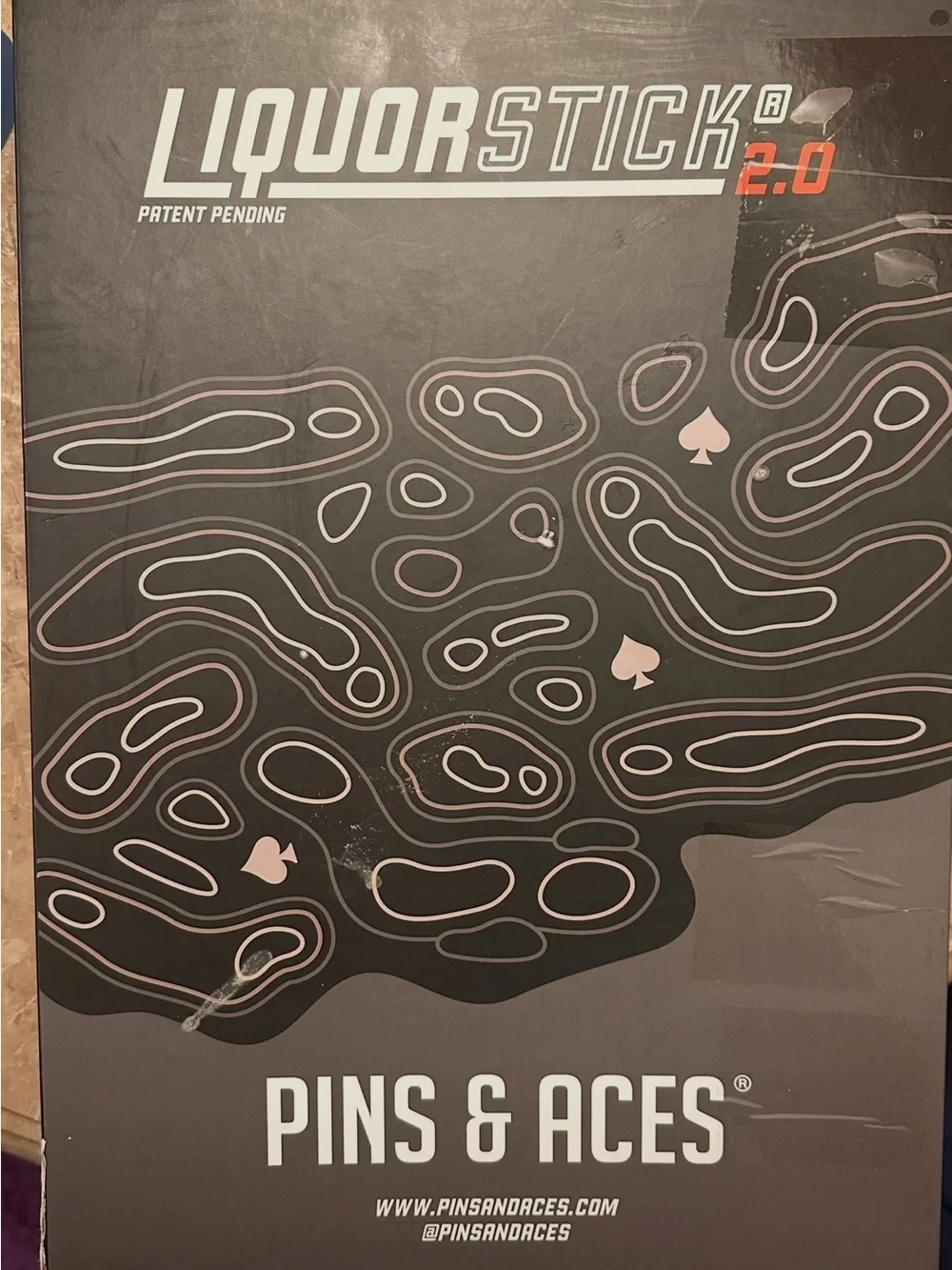 Pins & Aces LiquorStick 2.0 Poster - Black & Gray